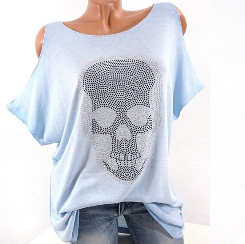 Jean – Dames T-Shirt met Schedelontwerp
