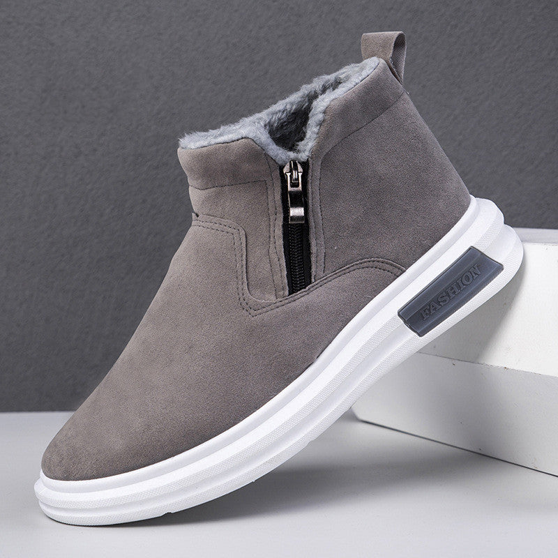 Sean – Warme Herenschoenen met Fleece en Zijrits