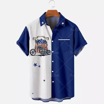 Samuel – 3D Zomer Casual Bedrukt Hawaiian Shirt voor Heren