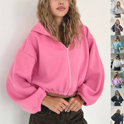 Jessica – Sportieve Dameshoodie in Y2K-stijl