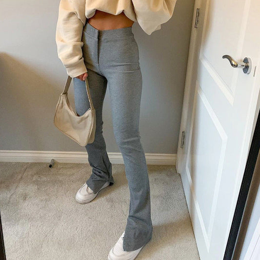 Joy – Hoog getailleerde Skinny-broek met Split voor Dames
