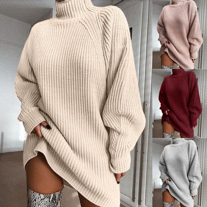 Lynda – Lange Coltrui Jurk Winter Warme Damestrui