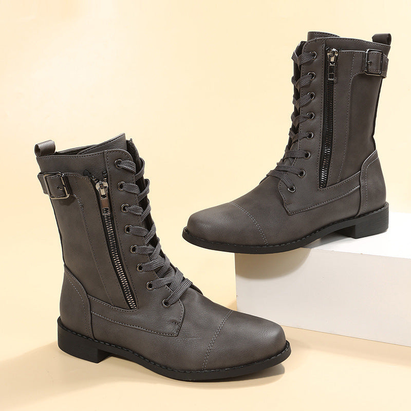 Angela – Veterschoenen met Zijrits voor Dames