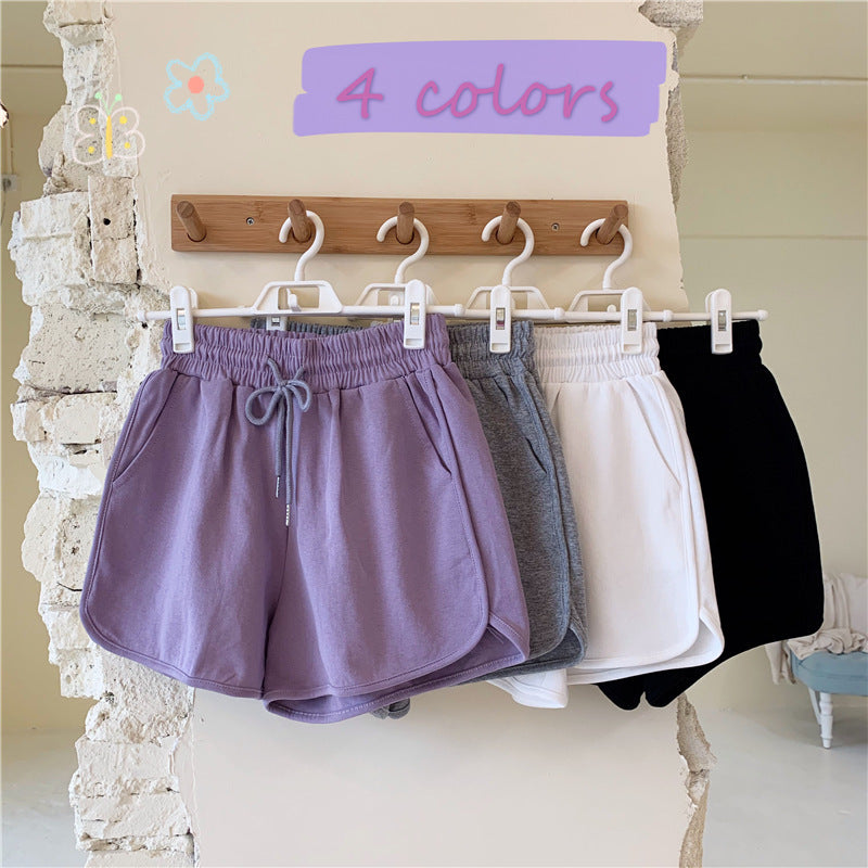 Calvin – Korte Sportshorts met Hoge Taille