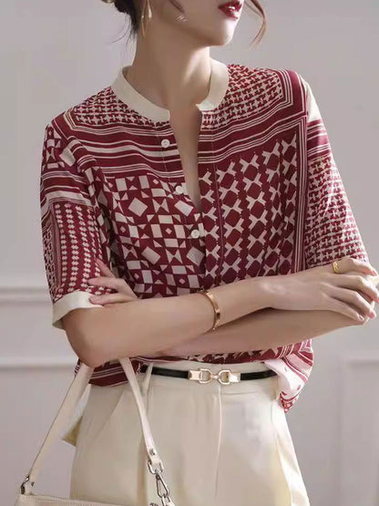 Imogen – Stijlvol Geruit Gestreept Dameshemd