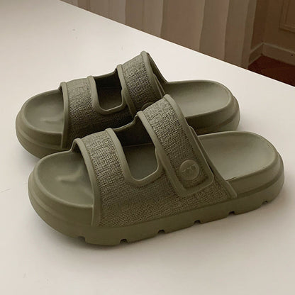 Gillian – Comfortabele Strand-Pantoffels met Dubbele Bandjes