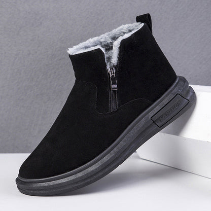 Sean – Warme Herenschoenen met Fleece en Zijrits