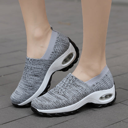 Natalie – Ademend Dames-Sneaker met Luchtkussen en Dikke Zool
