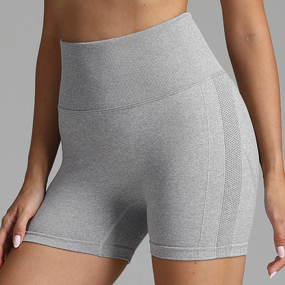 Tara – Naadloze Yoga-Shorts voor Dames met Hoge Taille en Heupenstrakker Design