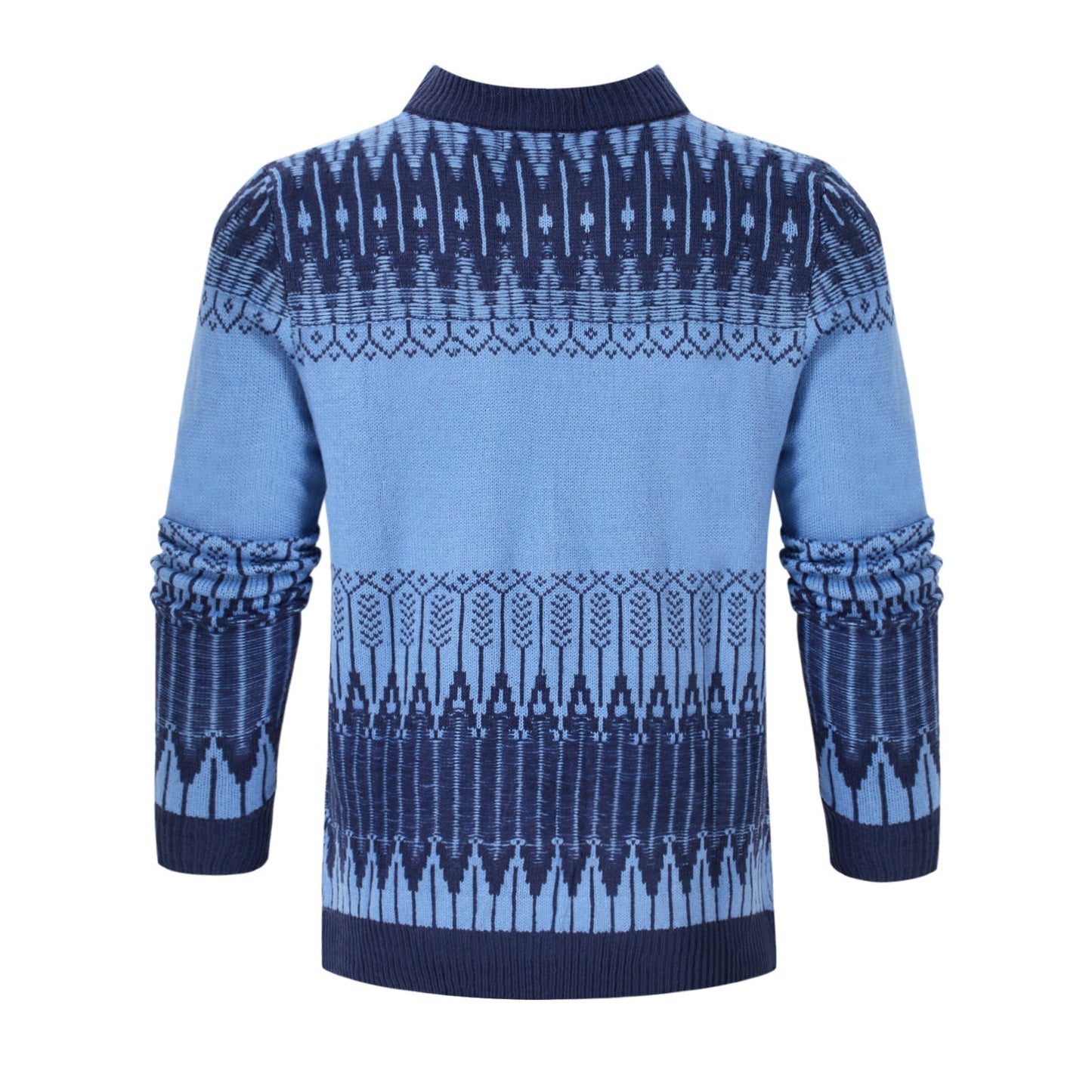 Marcus – Unieke Fair Isle Unisex Trui met Lange Mouwen
