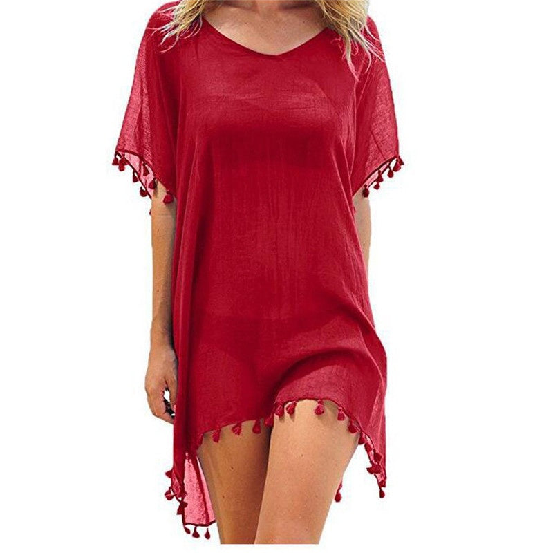 Tamara – Losse Chiffon Tuniek voor het Strand