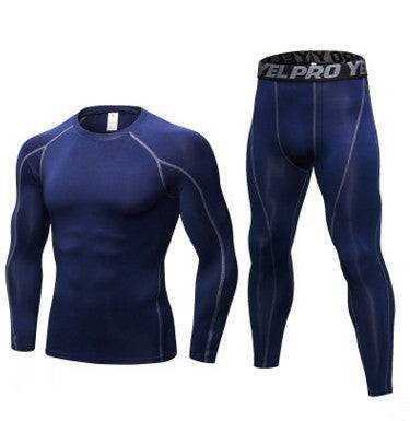 George – Heren Compressietrainingspak met Lange Mouwen en Leggings