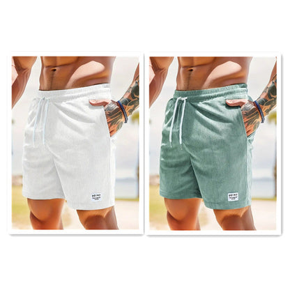 Angela – Luchtige Zomer Cordshorts met Veters voor Dames