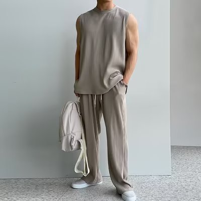 Adam – Sportief Heren-Tanktop-Set voor de Zomer