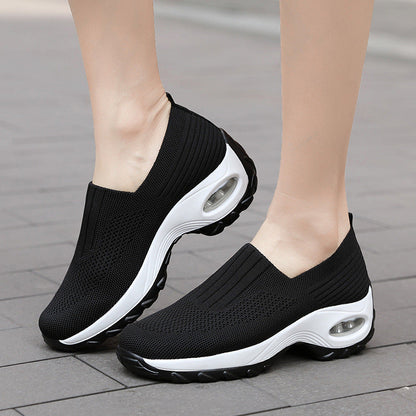 Natalie – Ademend Dames-Sneaker met Luchtkussen en Dikke Zool