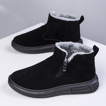 Sean – Warme Herenschoenen met Fleece en Zijrits