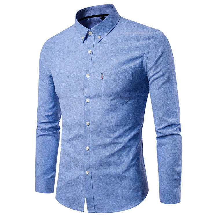 Adrian – Slim Fit Herenoverhemd met Lange Mouwen