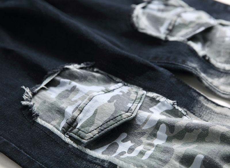 Matthew – Blau-Zwarte Herenjeans