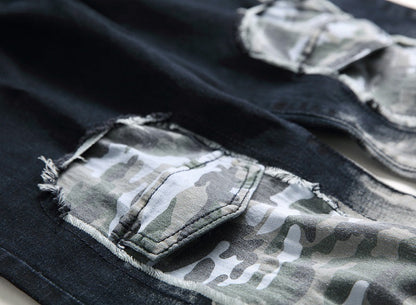 Matthew – Blau-Zwarte Herenjeans