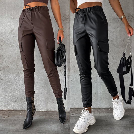 Susan – Veganleren Broek met Straatstijl