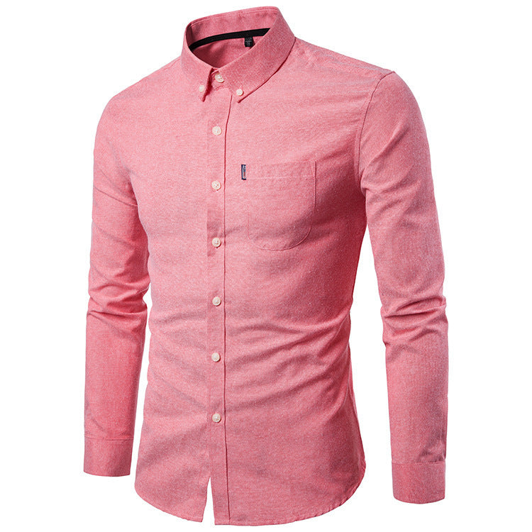 Adrian – Slim Fit Herenoverhemd met Lange Mouwen