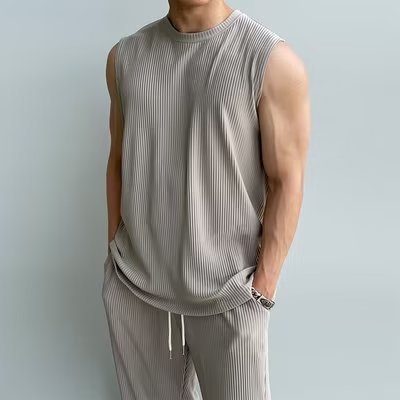 Adam – Sportief Heren-Tanktop-Set voor de Zomer