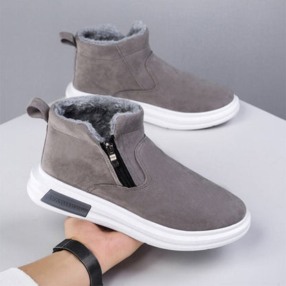 Sean – Warme Herenschoenen met Fleece en Zijrits
