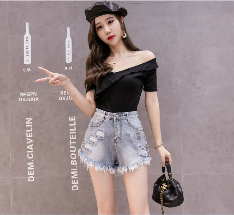 Leah – Jeansshorts voor Vrouwen