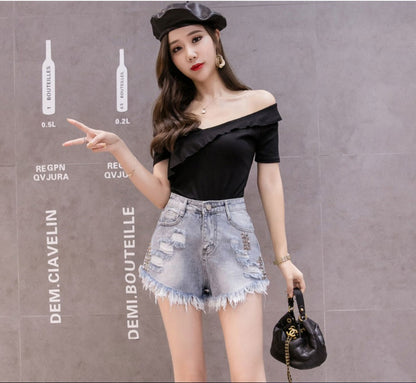 Leah – Jeansshorts voor Vrouwen