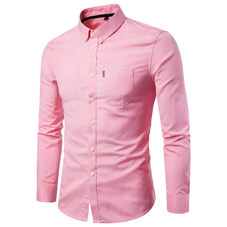 Adrian – Slim Fit Herenoverhemd met Lange Mouwen