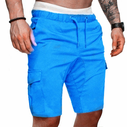 James – Strakke Elastische Heren-Cropped-Shorts
