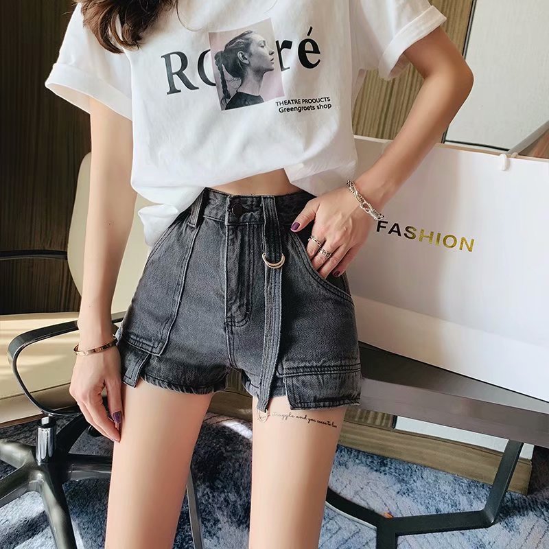 Catherine – Denim Shorts voor Dames met Wijde Pijpen