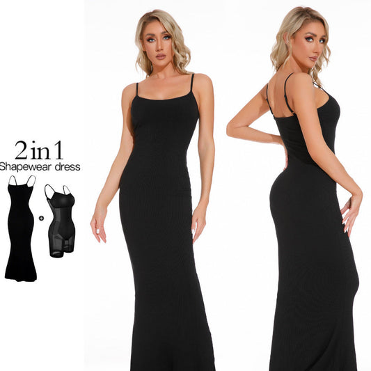 Leanne – Vormgevend Jumpsuit Jurk met Buikcorrectie en Korset