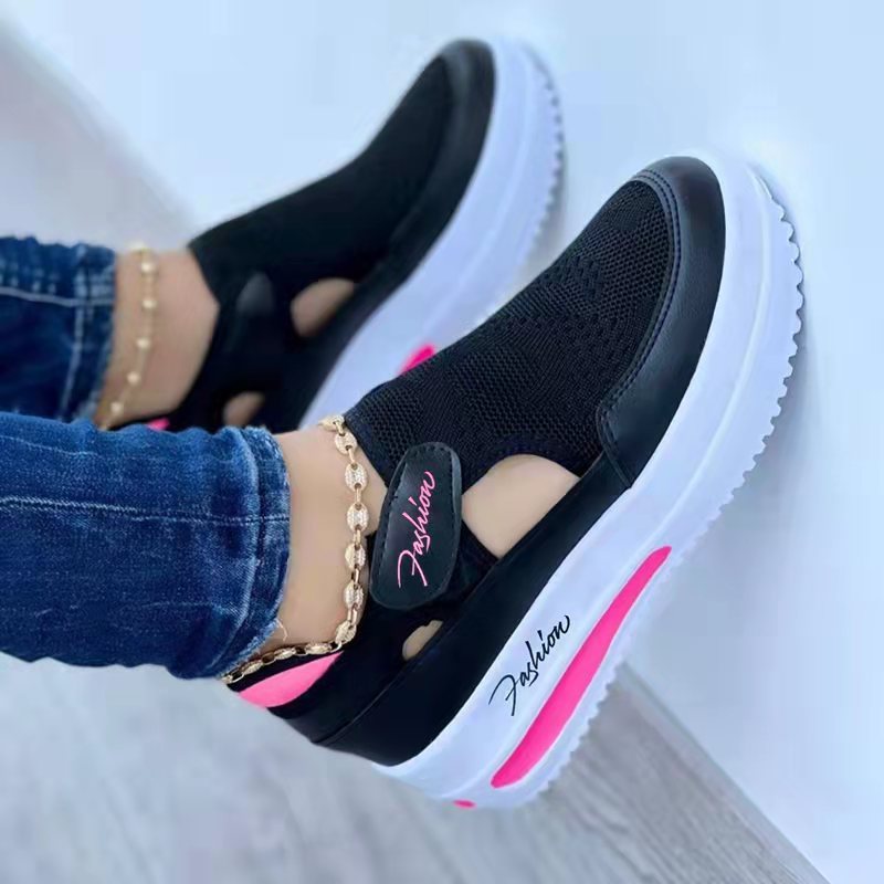 Ruby – Ademend Dames Sneaker met Lage Wedge voor de Zomer