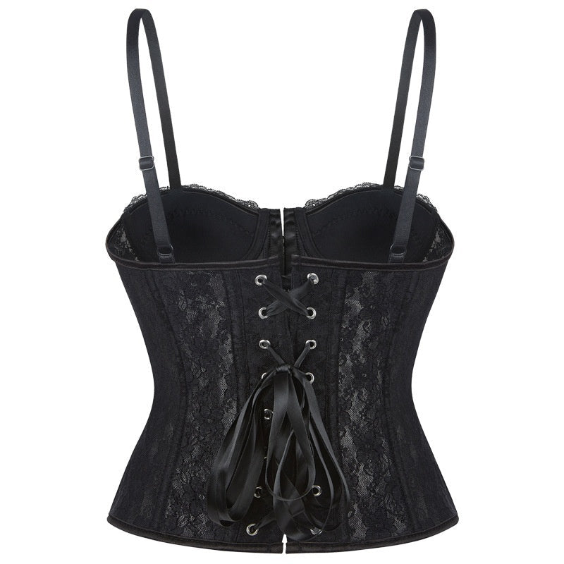 Chelsea – Sexy Kanten Corset van Ademend Materiaal