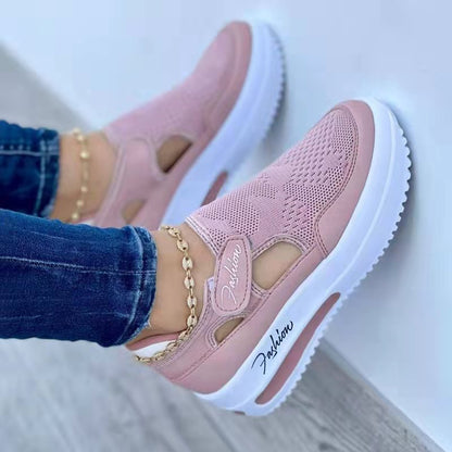 Ruby – Ademend Dames Sneaker met Lage Wedge voor de Zomer