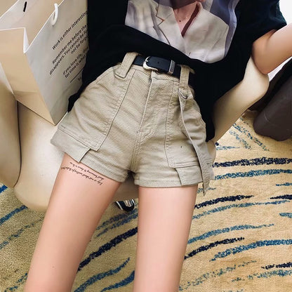 Catherine – Denim Shorts voor Dames met Wijde Pijpen