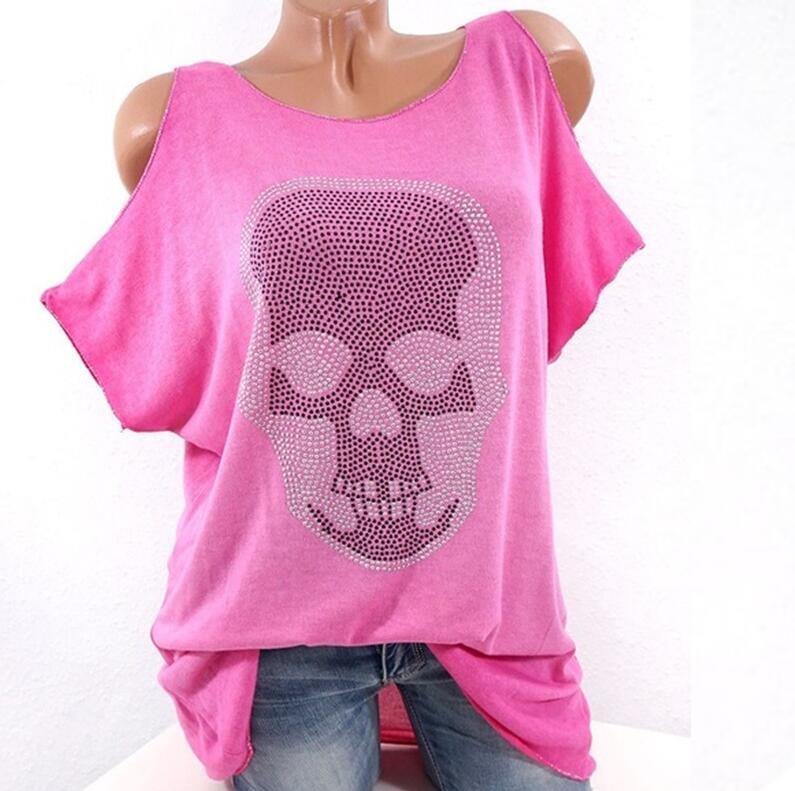 Jean – Dames T-Shirt met Schedelontwerp