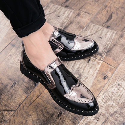 Albert – Elegante Herenhalbschoenen met Spitse Neus van Veganistisch Leer