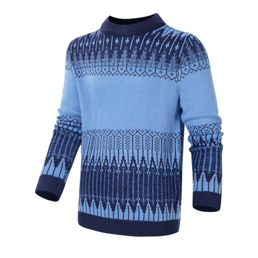 Marcus – Unieke Fair Isle Unisex Trui met Lange Mouwen
