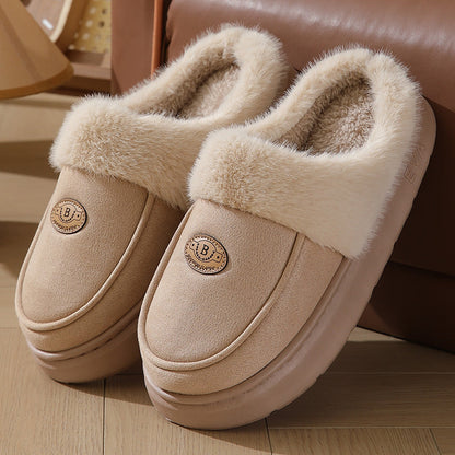 Percy – Warme Heren-Hausschoenen van Premium Vegan Suède