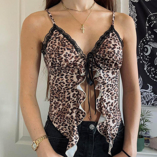 Jean – Sexy Sling met Luipaardprint