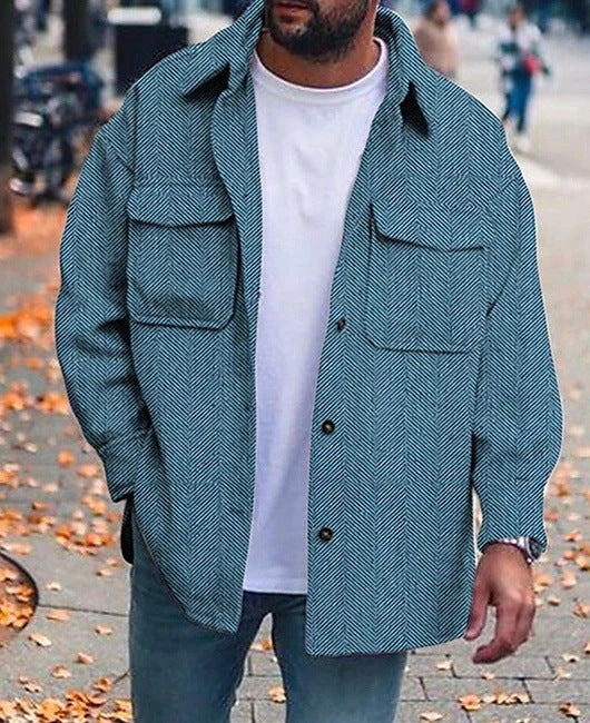 Glenn – Herenmantel met Polokraag