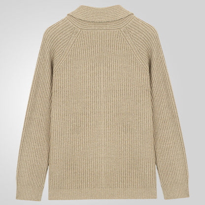 Kevin – Modieuze Heren Cardigan met Knopen en Zakken, Lange Mouwen voor Lente en Herfst