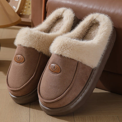 Percy – Warme Heren-Hausschoenen van Premium Vegan Suède
