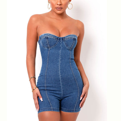 Megan – Jeans Latzbroek voor Dames