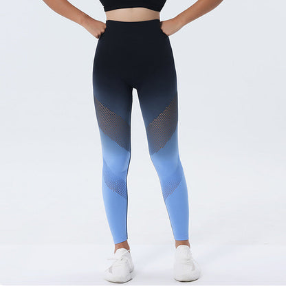 Jade – Naadloze Hoogwaardige Fitness Leggings met Kleurverloop