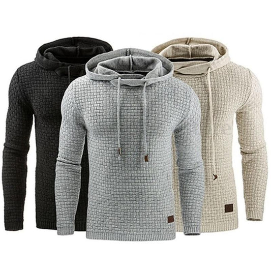 Damien – Jacquard Hoodie voor Heren