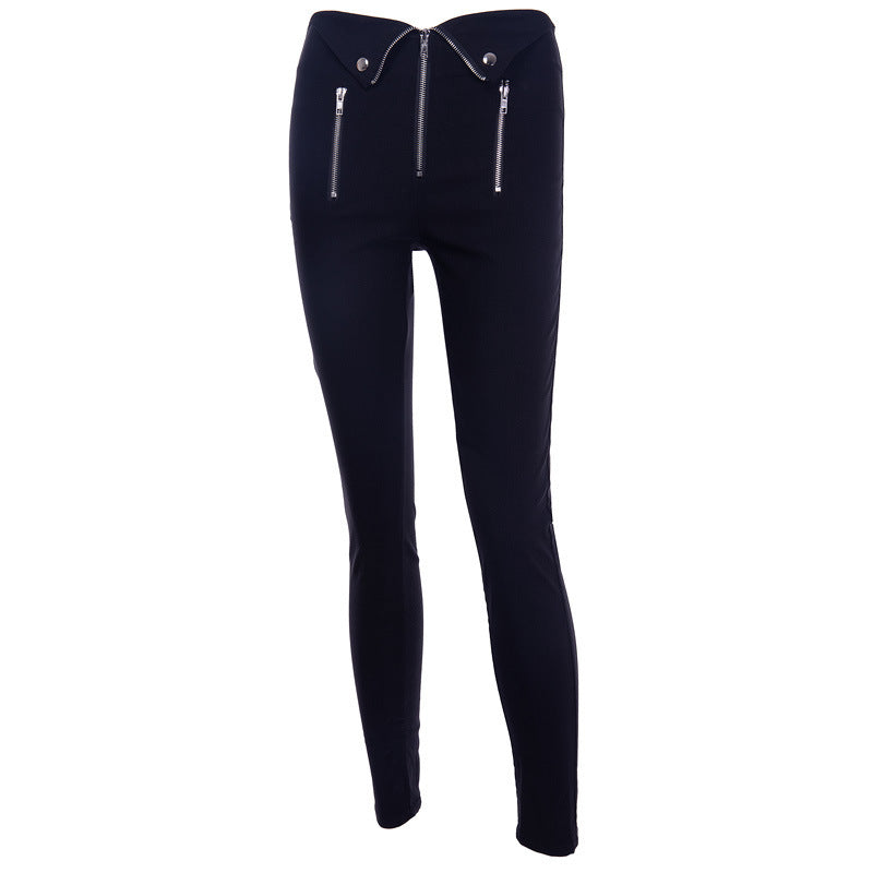 Mandy – Donkere Broek met Ritssluiting