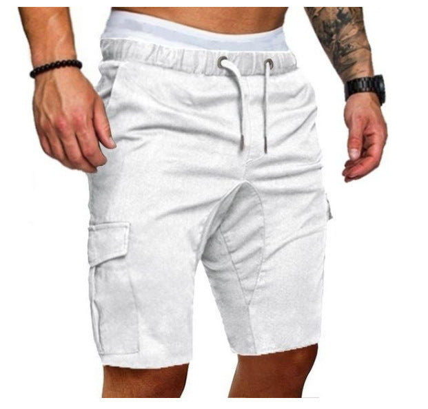 James – Strakke Elastische Heren-Cropped-Shorts